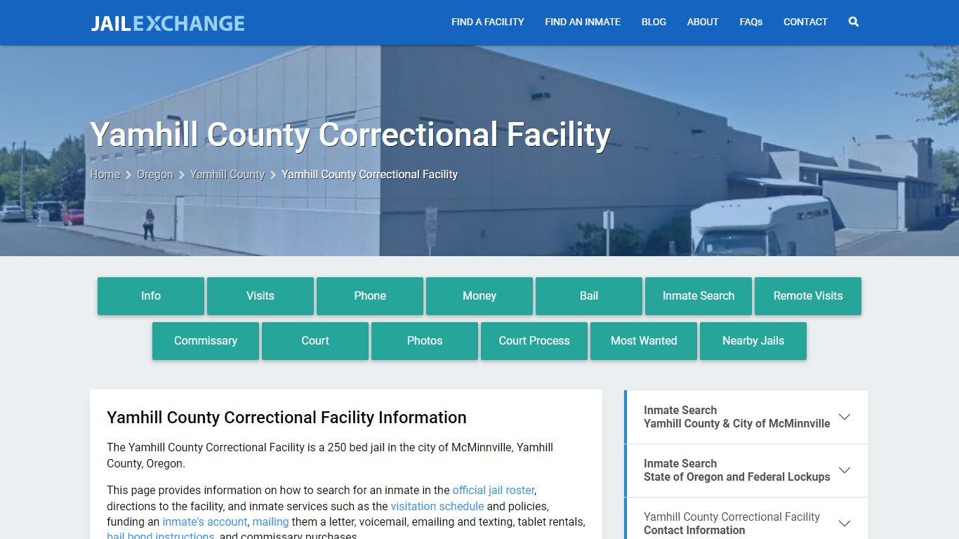 Yamhill County Correctional Facility - Jail Exchange